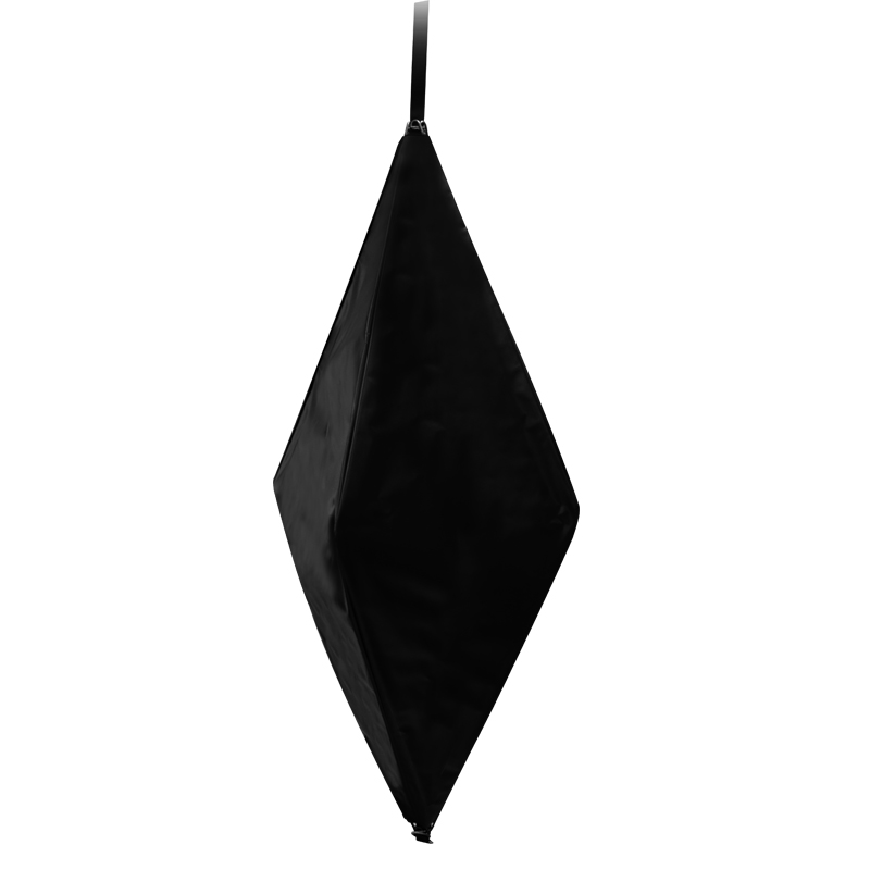 Day signal, diamond, 1200x600mm, black