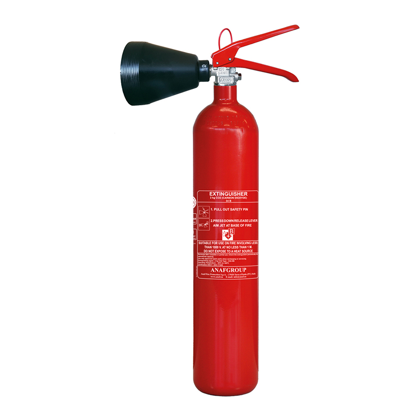 Fire Extinguisher CO2, 2 kg, SOLAS/MED